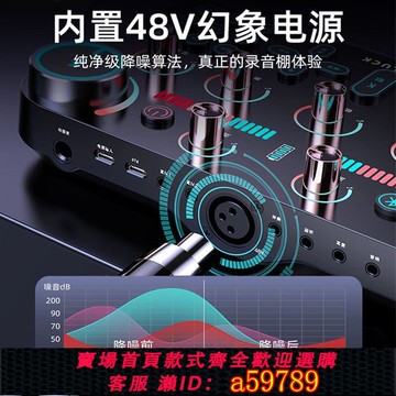 【台灣公司 可打統編】金運v20聲卡專業錄音設備網紅主播直播聲卡抖音主播K歌帶貨PK通用