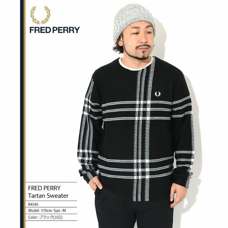 フレッドペリー セーター FRED PERRY メンズ タータン ( FREDPERRY