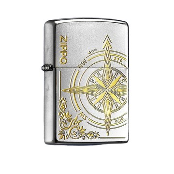 Zippo 【官方授權店】love compass 愛情指南針防風打火機