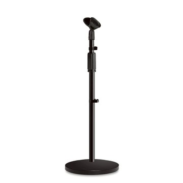 立麥架 麥克風支架金屬圓盤加重麥架落地式舞台直播電容麥立式話筒支架【MJ3588】