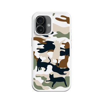 iPhone 17 SolidX 白 - Camouflage / 迷彩 - 喵迷彩-黑