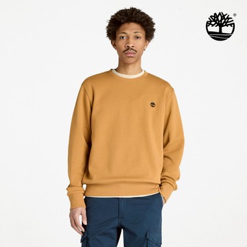 Timberland 男款小麥色圓領長袖上衣|A6JNUP57