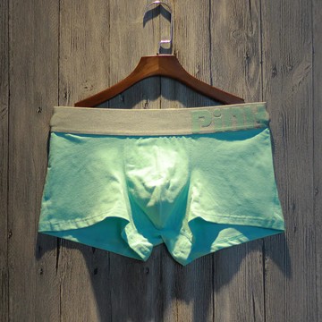 男士內褲 男平角褲 中腰內褲 純棉透氣內褲 青年男生短褲 純色運動內褲 休閑褲頭 男生內褲 內搭短褲【不二雜貨】