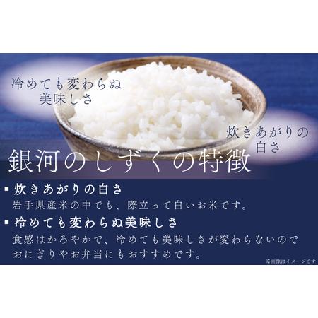 ふるさと納税 AE112　★令和5年産★ 特A受賞 銀河のしずく 5kg(無洗米)岩手県産 岩手県紫波町