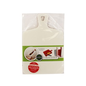 KEYTOSS 詰朵斯 輕鬆放 折疊防滑切菜板 輕量級 單手拿取 立體壓紋處理  395 x 260 x 3.5mm  1個  白色