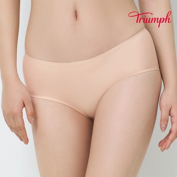 黛安芬-裸感系列 中腰平口內褲 素面款 M-EL 輕裸膚｜87R2444 NZ