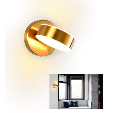 現代風金屬壁燈（附LED G9燈泡/燈罩可左右轉） 14-7188-1