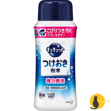 ฅ-Luna小舖-◕ᴥ◕ฅ日本 KAO 花王 浸泡式洗碗粉 廚房食器 清潔頑固油汙 強力發泡 320g 強力去汙