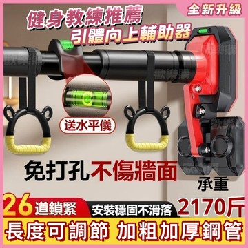 🔥超強承重鋼管🔥門框吊單槓 健身單杠 引體向上槓 室內單槓 門框單槓 練胸肌 免打孔單槓架 健身器材 家用引體向上輔助器