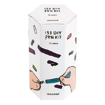 monAmi 153 DIY 筆套組 12色  1組  綜合色