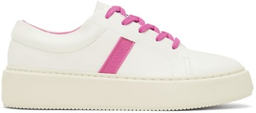 GANNI 白色 Sporty Mix Cupsole 运动鞋