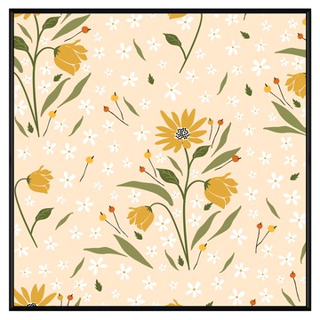 BOLUO GALLERY 菠蘿選畫所 掛畫 春日香氣III BFSP6619B  60 x 60cm  黑色