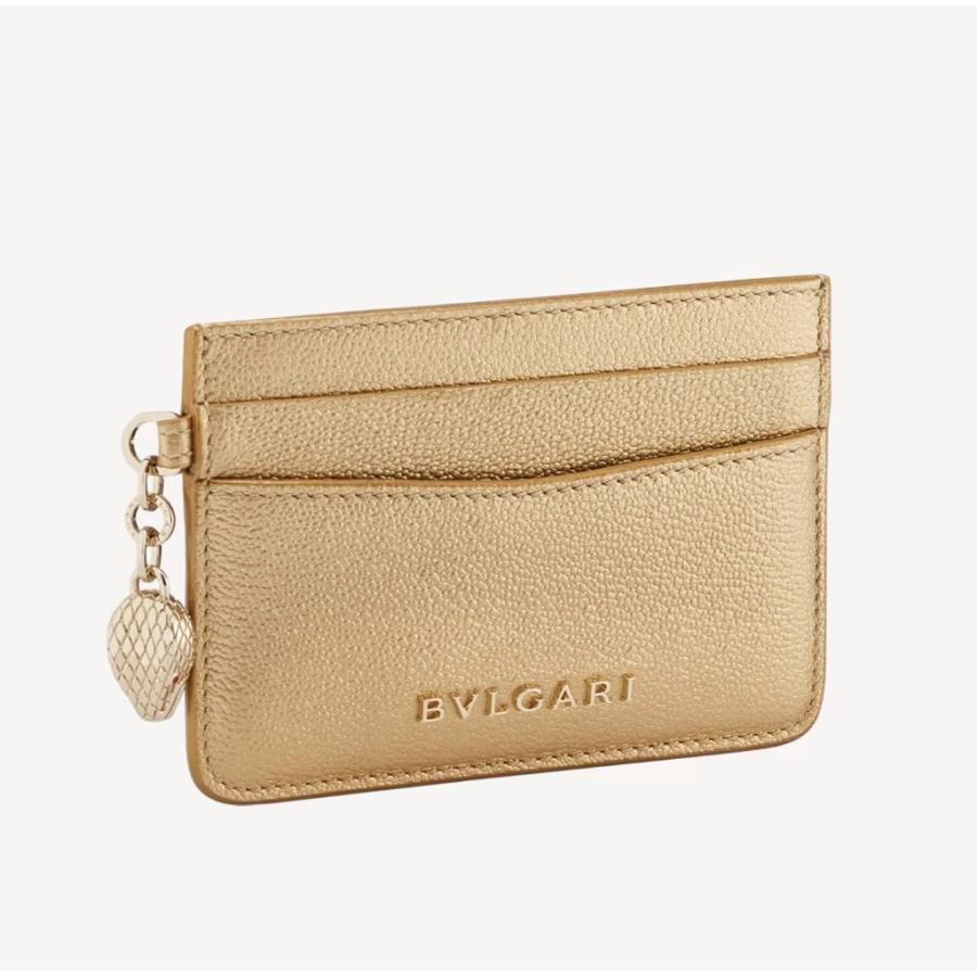 ブルガリ BVLGARI カードケース 名刺入れ パスケース ピンク ゴールド