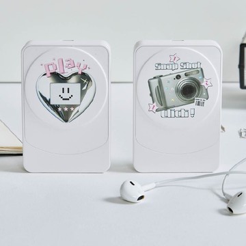 愛心電子雞22.5W折疊式三合一Qi2磁吸支架無線充電器