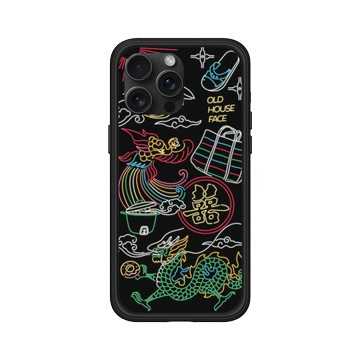 iPhone 15 Pro Max Mod NX 黑 - 老屋顏 Old House Face - 台灣霓虹