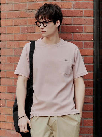Mini Waffle Loose Fit Short Sleeve T-shirt (MJT1900)