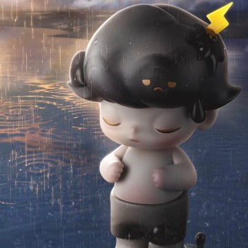 POPMART泡泡瑪特 MEGA JUST DIMOO 400% 雷陣雨 公仔 珍藏品