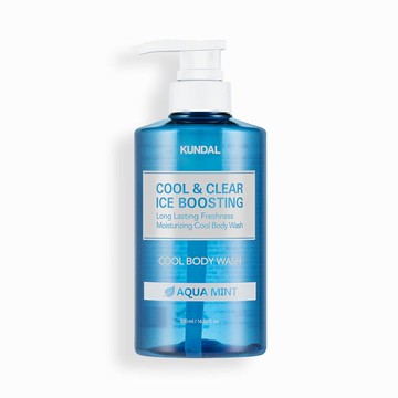 KUNDAL Cool & Clear Ice Boosting Cool Body Wash 500ml #Aqua Mint