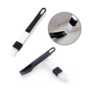 二合一門窗凹槽清潔刷 【D028】 可懸掛 窗戶凹槽刷 小畚箕 小刷子 門窗刷 鍵盤刷 電腦刷 縫隙刷 溝槽刷 紗窗刷 清潔刷 隙縫刷 居家用品 清潔用品