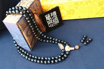 原礦無染色藍虎眼石 10mm圓珠 108顆 手鍊 串珠設計 手環 萬寶螺