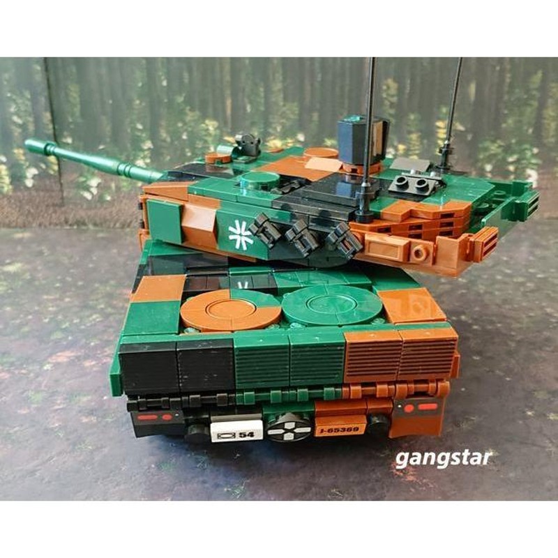 レゴ LEGO ブロック 互換 車 戦車 ドイツ レオパルド２A４/５ 主力戦車