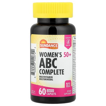 Sundance Vitamins, 50 歲以上女性 ABC 多面多維生素多礦物質，60 片包衣囊片