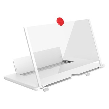 抽拉式手機螢幕放大器  白色/透明色  1個