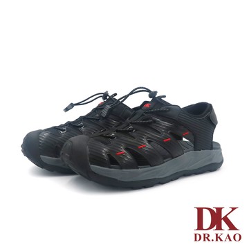 【DK氣墊鞋】夏日輕便男涼鞋 74-5398-90 黑色