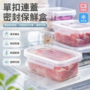 台灣出貨✨ 食品級保鮮盒 大容量冷凍密封盒 冰箱蔬果收納盒 防潮整理盒 300ml 900ml