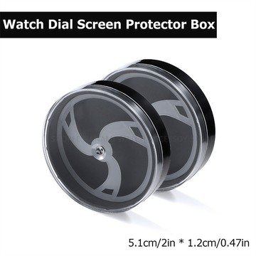 手錶錶盤屏幕保護盒錶殼適用於 51.27 毫米手錶配件保護塑料表蓋維修工具,適用於製表師