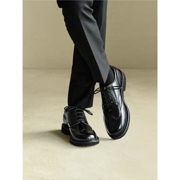 (免運)【明星同款】ThomWills男士增高皮鞋商務正裝德比鞋男結婚新郎鞋