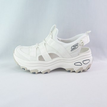 Skechers 舒華同款 180397OFWT 女涼鞋 休閒鞋 D LITES MAX 厚底 米白