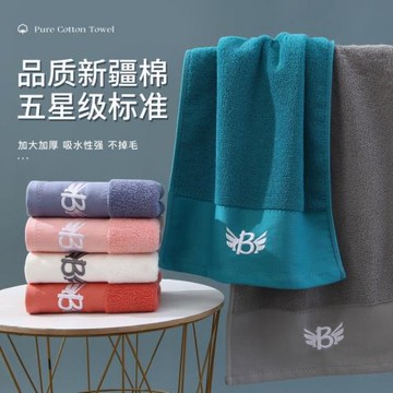 吸水柔軟純棉棉柔酒店加厚毛巾不新疆長絨棉家用LD加大全棉掉速干