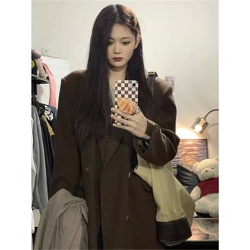 反季特價呢子大衣女毛呢外套2025年秋冬季新款高個子高級感赫本風