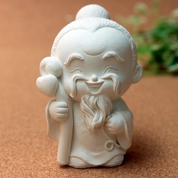 淨念吉祥小佛之月下老人 精油可加選 珪藻土Q版公仔