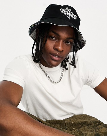 Volcom bucket hat in 80s wavy print-Multi