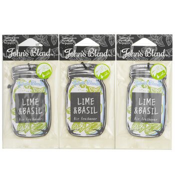 【John's Blend】吊掛式香氛片 - Lime & Basil