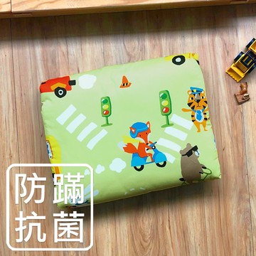 兒童涼被 防蹣抗菌 精梳棉 旅行家綠 美國棉授權品牌[鴻宇]台灣製2022