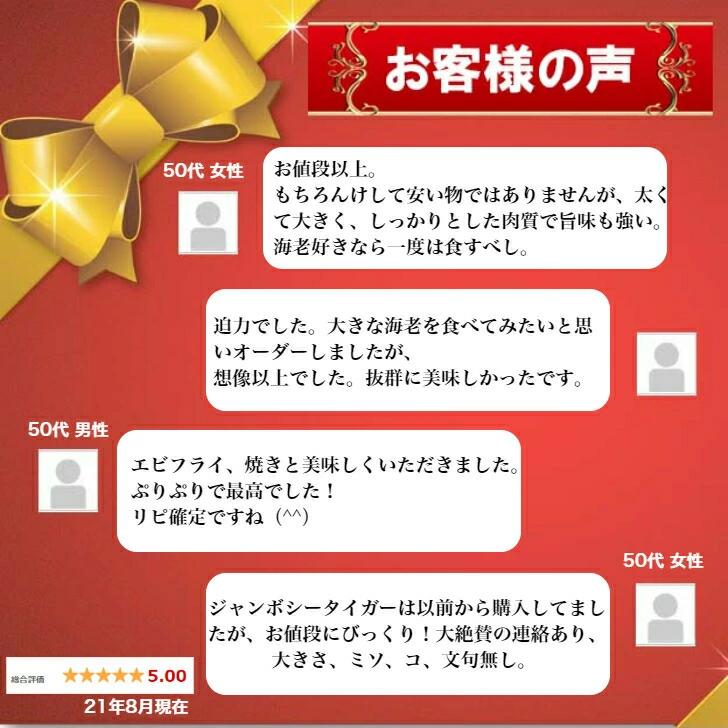 シータイガー 有頭 特大 冷凍エビ 超超特大 船内凍結の高い鮮度 エビ 天然有頭シータイガー 1.5kg 8尾サイズ 海老 冷凍えび