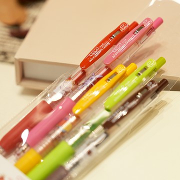 【CHL】Sarasa×Greeting life Barbapapa / Coco醬 0.5mm 5色圓珠筆套組 巴巴