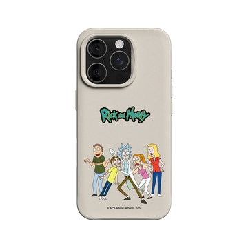 iPhone 16 Pro SolidX 貝殼灰 - 瑞克和莫蒂 Rick and Morty - 史密斯一家
