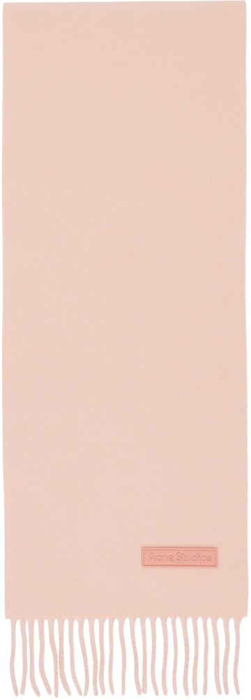 Acne Studios 粉色流苏围巾