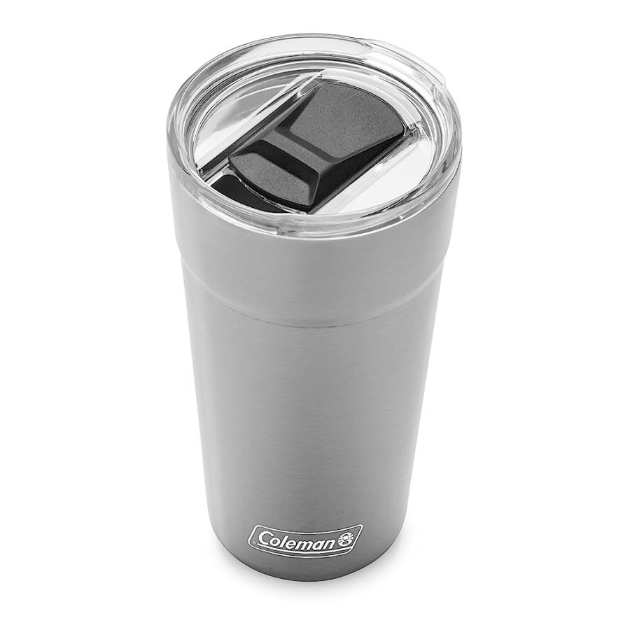 COLEMAN INSULATED STAINLESS STEEL 20OZ BREW TUMBLER, STAINLESS STEEL