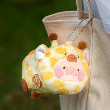 罐頭豬LuLu 動物派對 - 高速短頸鹿Lu毛絨掛件