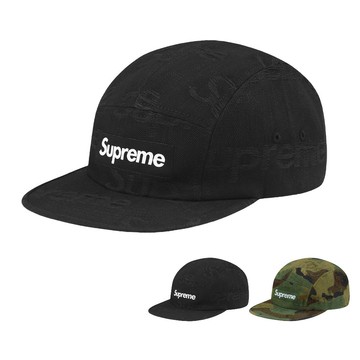 SUPREME 滿版提花編織 JACQUARD LOGOS DENIM CAMP 五分割（FW25H116）