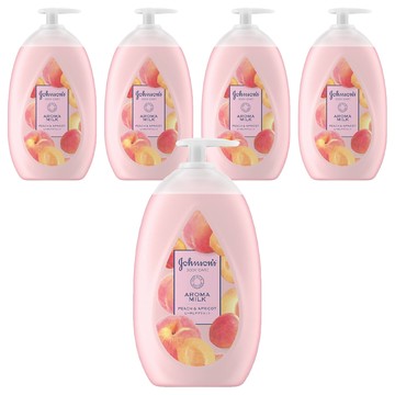 Johnson's 嬌生 美體乳液 蜜桃水感  500ml  5瓶