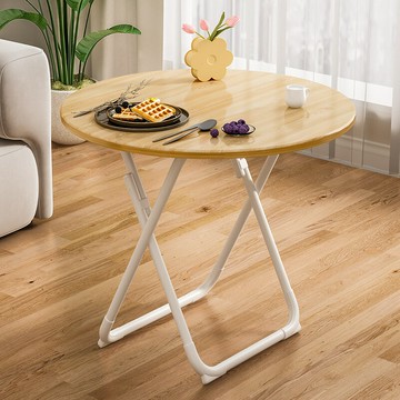 公司貨免運 附發票 小桌子可折疊餐桌椅家用戶型簡易圓桌出租屋戶外便攜擺攤吃飯方桌-快速出貨