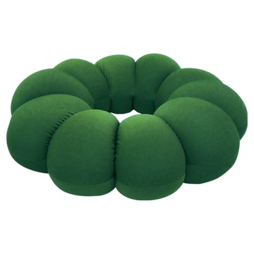 Cotton Field 棉花田傢飾 米其林超大甜甜圈可變身立體胖胖坐墊  80 x 80 x 18cm  茶綠色  1個