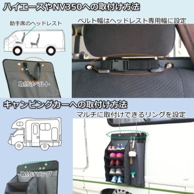 車 収納 マルチシューズラック キャンピングカー車中泊用品 多機能な収納 靴入れ 傘立て 傘ホルダー 小物収納グッズ 下駄箱 ハイエースやNV350など  | LINEブランドカタログ