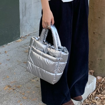 澎澎感空氣棉兩用吐司包 太空銀